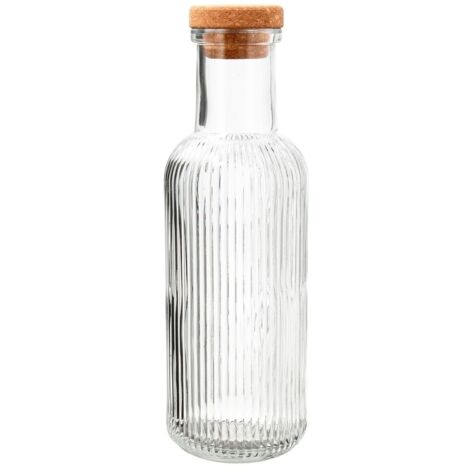 BOTELLA VIDRIO TAPON CORCHO MAISON 1L.