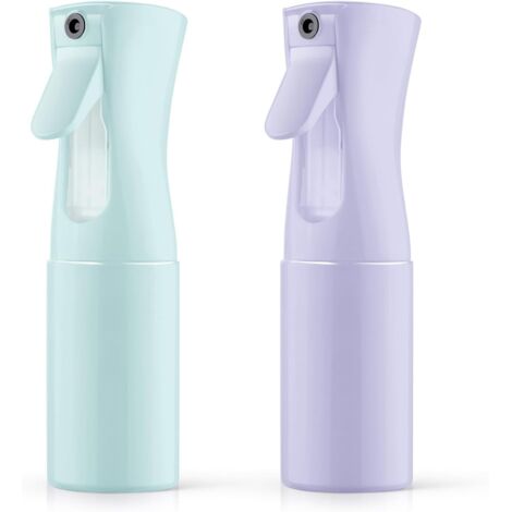 botellas pulverizadoras de 200 ml - Pulverizador de niebla fina para peluquerías  Pulverizador de agua y productos para el cabello  Botella vacía reutilizable con boquilla ajustable