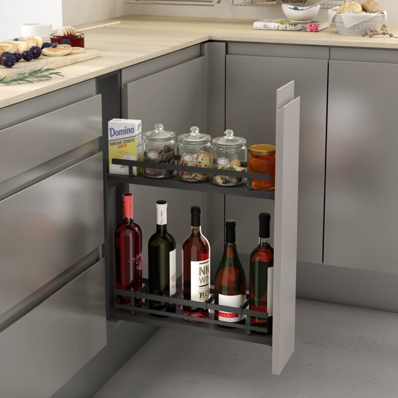 

Botellero (FLAT) Guias Laterales M15 Derecha 49070007 - Antracita