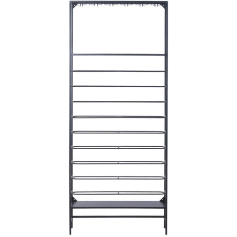 Botellero Metal 75X16X180 Negro