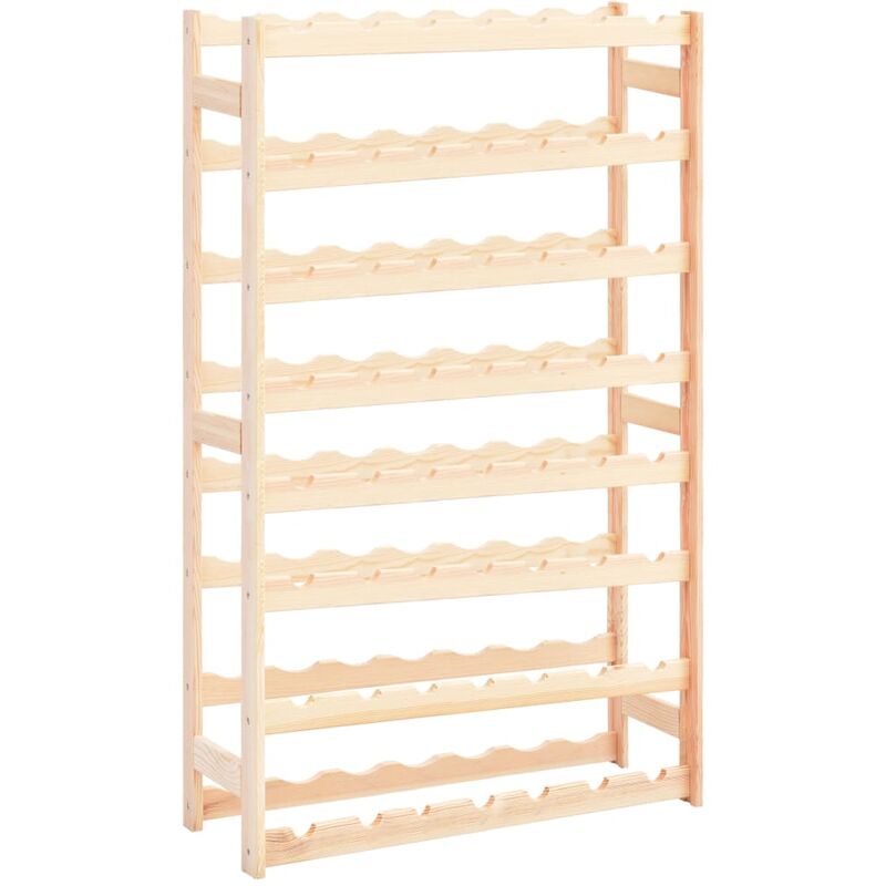 

Botellero para 56 botellas de madera de pino - Beige
