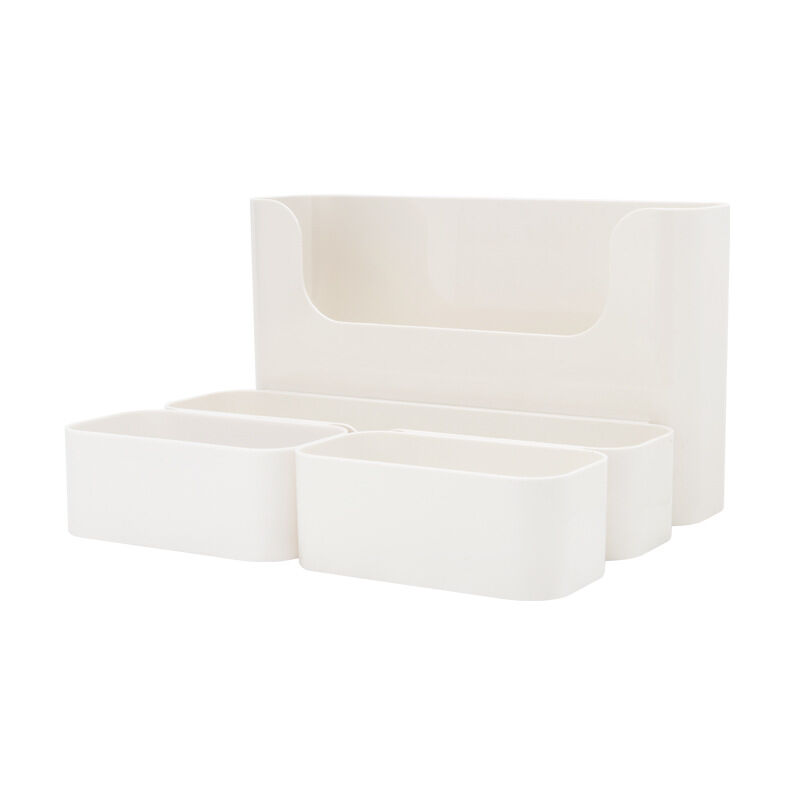 Boîtes de Rangement Murales, Support de Téléphone Portable Mural, Boîte de Rangement à télécommande Auto-adhésive, pour la Maison et Le Bureau, Boîte