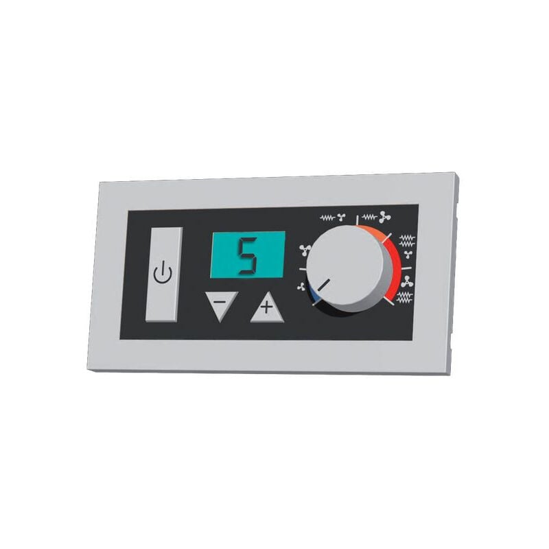 Intuis - Boîtier de commande mural aérotherme et rideau d'air M090010