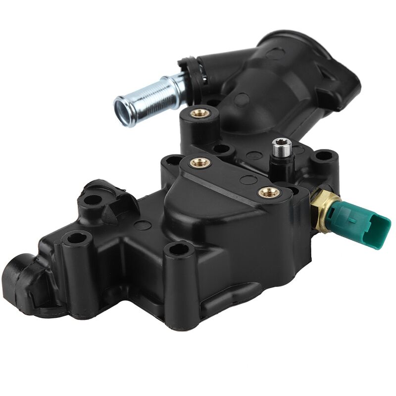 Eosnow - 9654775080, thermostat boîtier noir liquide de refroidissement par eau en plastique contrôle de la température en métal haute précision pour