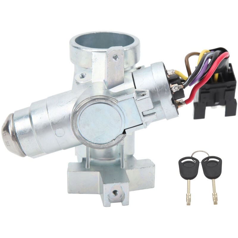 Jeffergarden - Botier de verrouillage d'allumage de direction 1053774 interrupteur d'allumage avec 2 clés pour ford transit MK3 MK4 MK5
