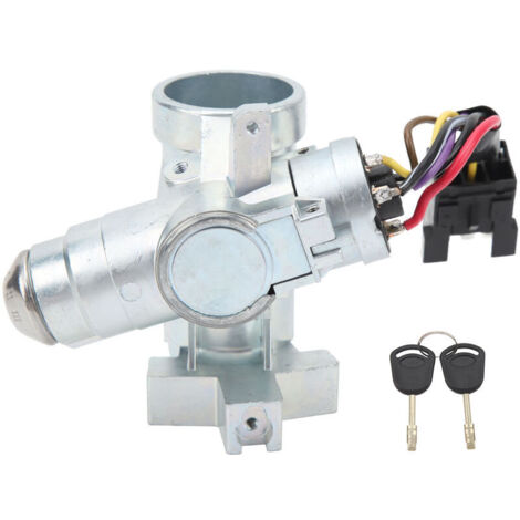 Botier de verrouillage d'allumage de direction 1053774 interrupteur d'allumage avec 2 clés pour FORD TRANSIT MK3 MK4 MK5