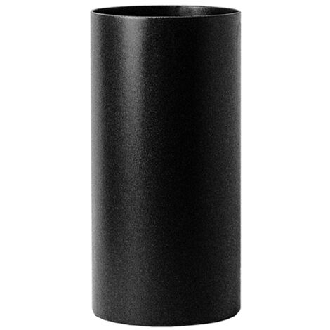 Botín hembra/hembra DN 125 esmaltado 600 grados estufa de leña tubo negro CE Hecho en Italia