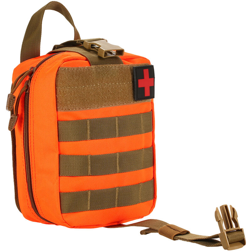 

Botiquin de primeros auxilios al aire libre, bolsa de medicina MOLLE, bolsa de utilidad de supervivencia,naranja