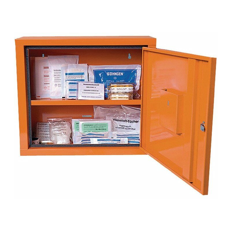 

Botiquín JUNIORSAFE l.490xH420xP200 aprox. mm naranja 1 puerta SÖHNGEN