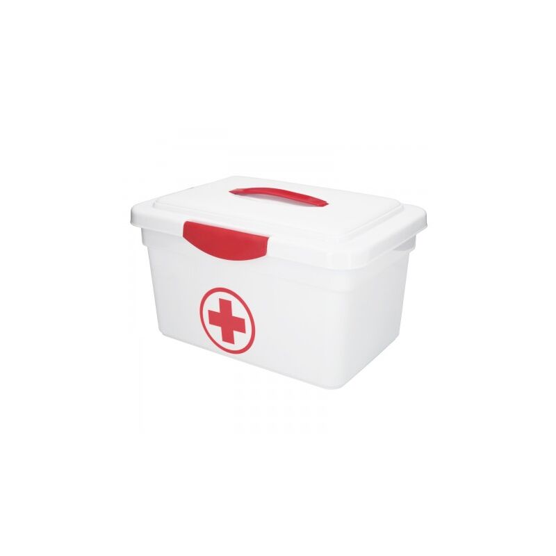 

Botiquin plastico con asa oryx 35,5x23,5x21 cm.
