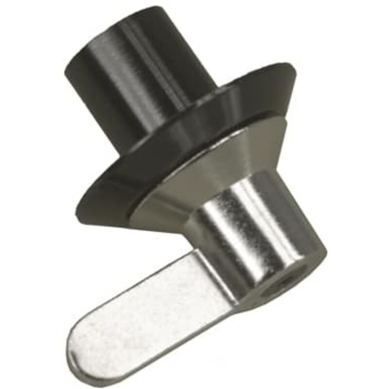 Botón de control negro/acero inoxidable 694975086 Smeg