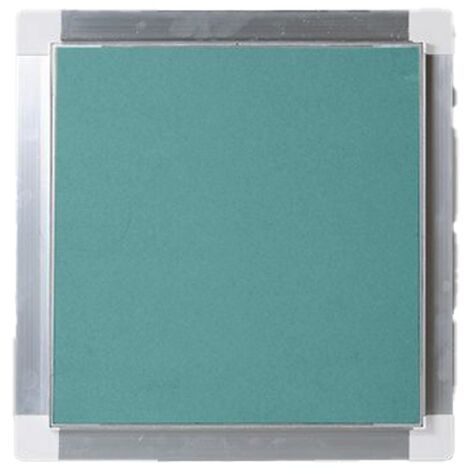 Botola con Telaio in Alluminio naturale senza guarnizione e con sportello in cartongesso : Dimensione - cm 60x60
