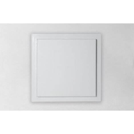 BOTOLA DI ISPEZIONE IN ABS 30x30CM COLORE BIANCO - TELAIO IN ABS MOD.FEROX