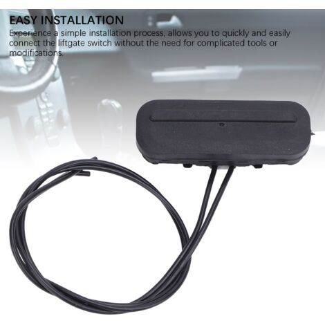 Botón de apertura del portón trasero - Interruptor de desbloqueo 13393912 - Compatible con Insignia, Meriva B, Orlando - Material ABS y fácil instalación