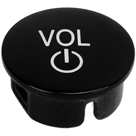 Botón de control de volumen del sistema de audio central para BMW M3 M4 G80 G82 G83 - Botón pulsador de control de volumen ABS negro