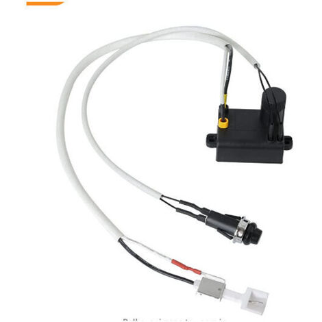 Botón de encendido 7642 para parrilla Weber Spirit E210, S210, S220, E310 y SP310 con control frontal. Encendedor compatible con Weber 7642. Kit de encendido para barbacoa 69850 .