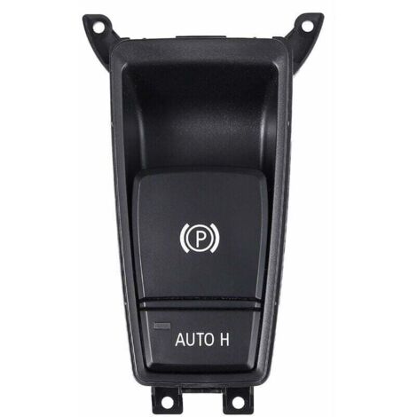 Botón de freno de mano AIPERQ para BMW E70, X5, E71, E72, X6 (negro, 61319148508)