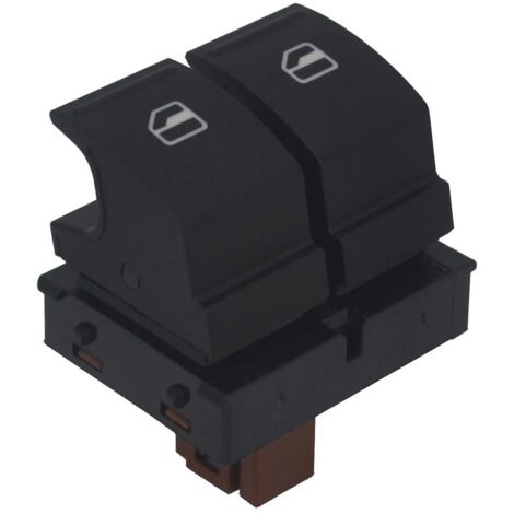 Botón de interruptor de ventana eléctrica aplicable Interruptor de ventana de vidrio para Skoda Octavia Fabia 2 Roomster 1Z0959858