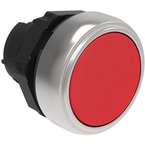 Botón de pulso Lovato Platinum Rasato Rojo LPCB104