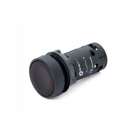 BOTÓN DE RETORNO AUTOMÁTICO, CUBIERTO, NEGRO - 1NO