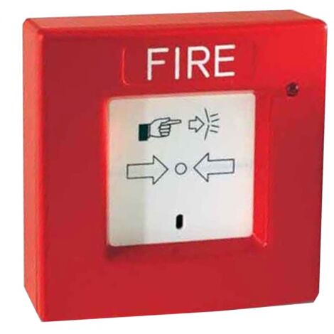 Botón manual de incendio con rotura de cristal Urmet 1043/506