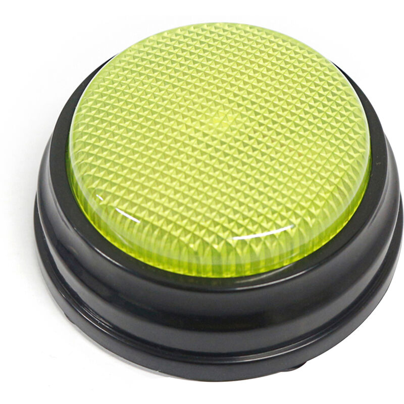 

Boton parlante grabable con funcion LED Recursos de aprendizaje Zumbadores Verde
