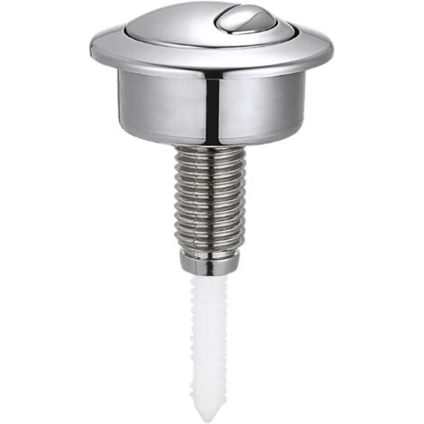 Botón pulsador de inodoro de doble repuesto de ABS, botón pulsador de inodoro de ABS para baño, piezas de repuesto de tanque de fácil instalación para sistemas de doble descarga.