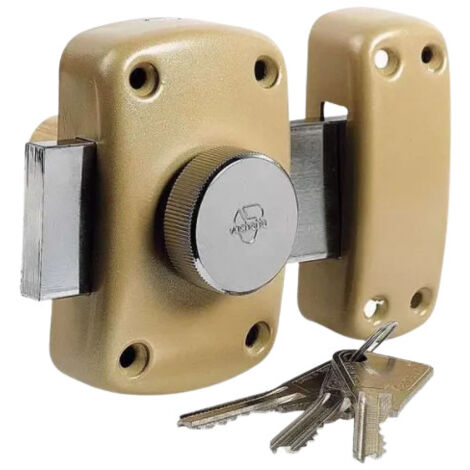 Botón y cilindro de cerradura Cyclop 5 pines L.30 mm, diámetro 23 mm con 3 llaves