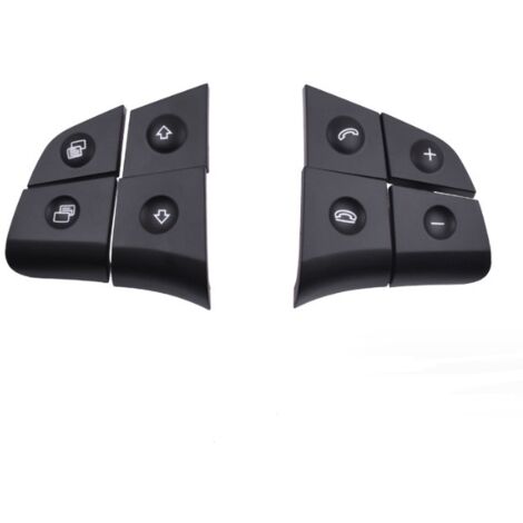 Botones de control del volante de repuesto para Mercedes Benz W164 W245 W251 Ml Gl Br Class - Negro