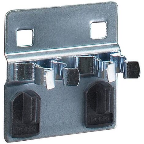 bott Doppelte Werkzeugklemme B60xT60xD2x16 mm für Lochplatten für Lochplatten 5 Stk