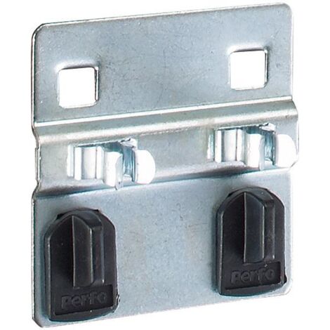 bott Doppelte Werkzeugklemme B60xT60xD2x6 mm für Lochplatten für Lochplatten 5 Stk