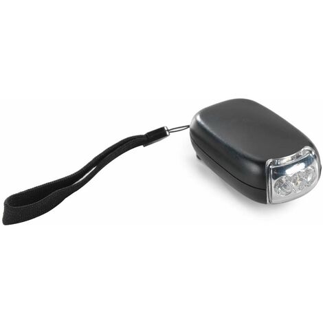 Bottari 35110 SOS Torcia a Dinamo con 3 LED, Ricaricabile