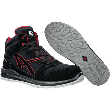 Botte de sécurité CLIFTON MID pointure 46 noire/rouge S3 EN ISO 20345:2011 cuir