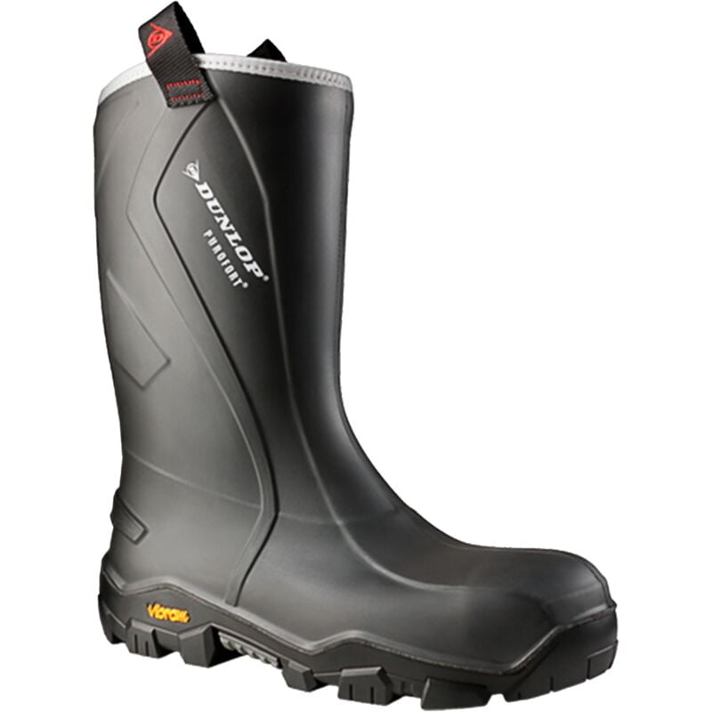 Bottes de sécurité S5 src ci hro cr Purofort + Reliance Dunlop anthracites 47