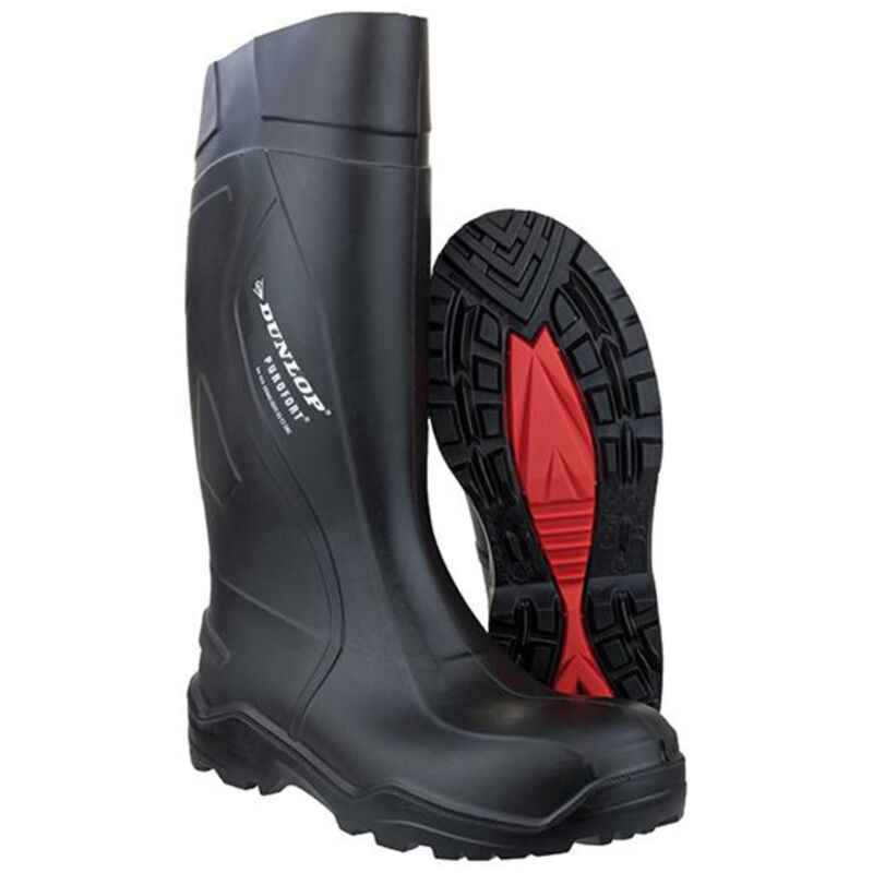 Botte de sécurité Dunlop Purofort+,S5 ci src, Taille 43,noir
