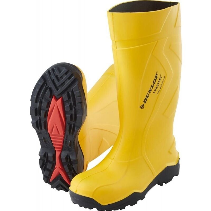 Botte de sécurité Dunlop Purofort+,S5 , Taille 38, jaune