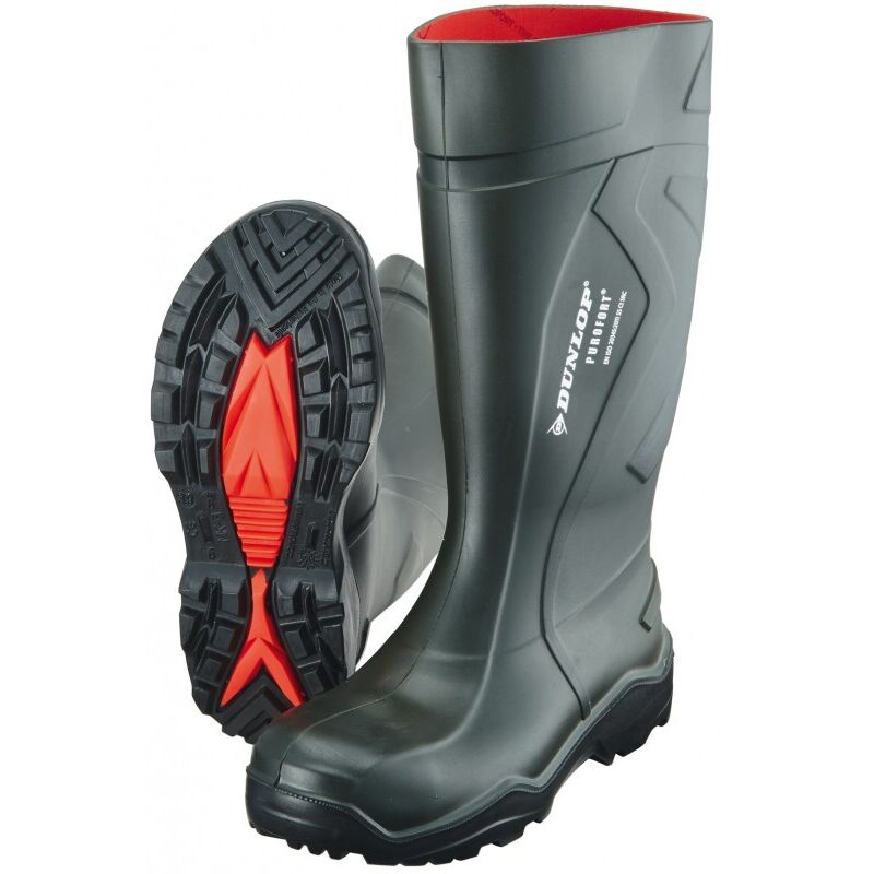 Dunlop - Botte de sécurité Purofort+,S5CI src, Taille 39, vert