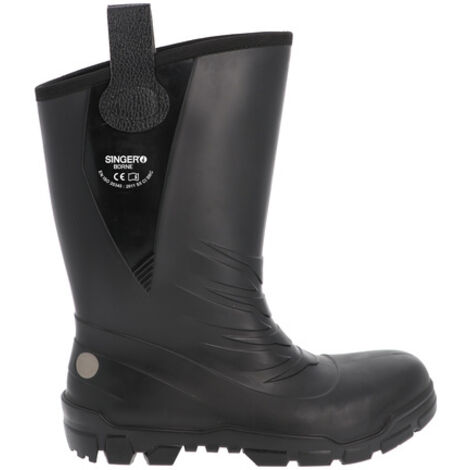 Botte de sécurité hiver Tige PVC/nitrile Fourrure polyester - SINGER - BORNE 37