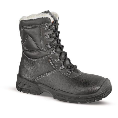 Botte de sécurité Knut taille 45 noir S3 CI SRC EN ISO 20345 cuir pleine fleur A