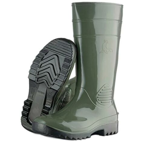 BOTTE D'EAU DE SÉCURITÉ OLIVE TOE + SEMELLE INTÉRIEURE T / 43