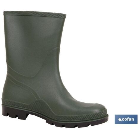 Botte Demi Ronde Pvc Vert Taille 46