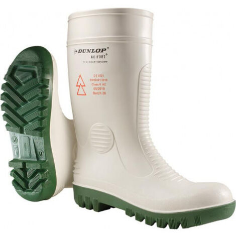 Botte Dunlop Acifort High Voltage.blanc. Taille 39/40