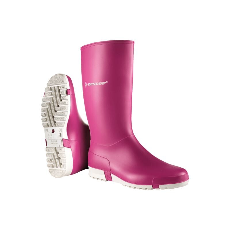 Dunlop - K272111 Bottes imperméables en pvc S5 Rose 41