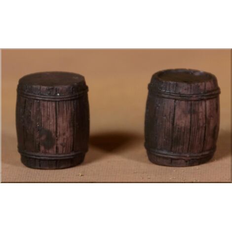 BOTTE IN RESINA 3X2,5CM SET 2 PZ ACCESSORI PER PRESEPE