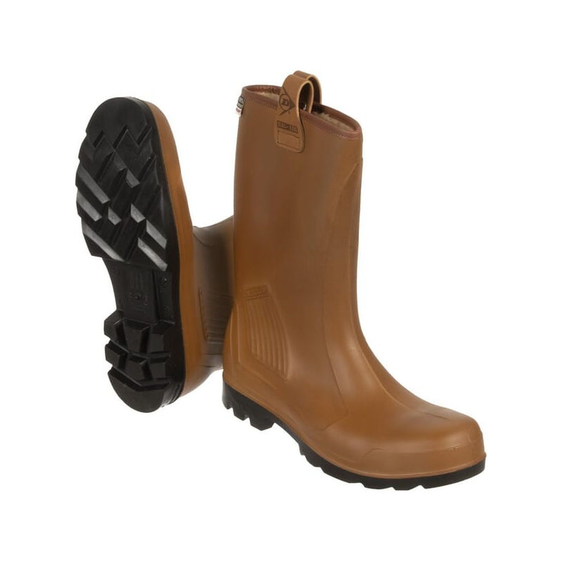 Botte marron fourrée taille 43 Dunlop C462743FL43