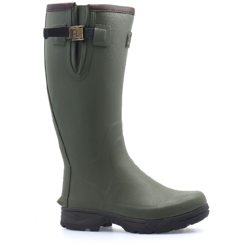 Rouchette - Bottes de chasse veneur neo Kaki - Taille 44