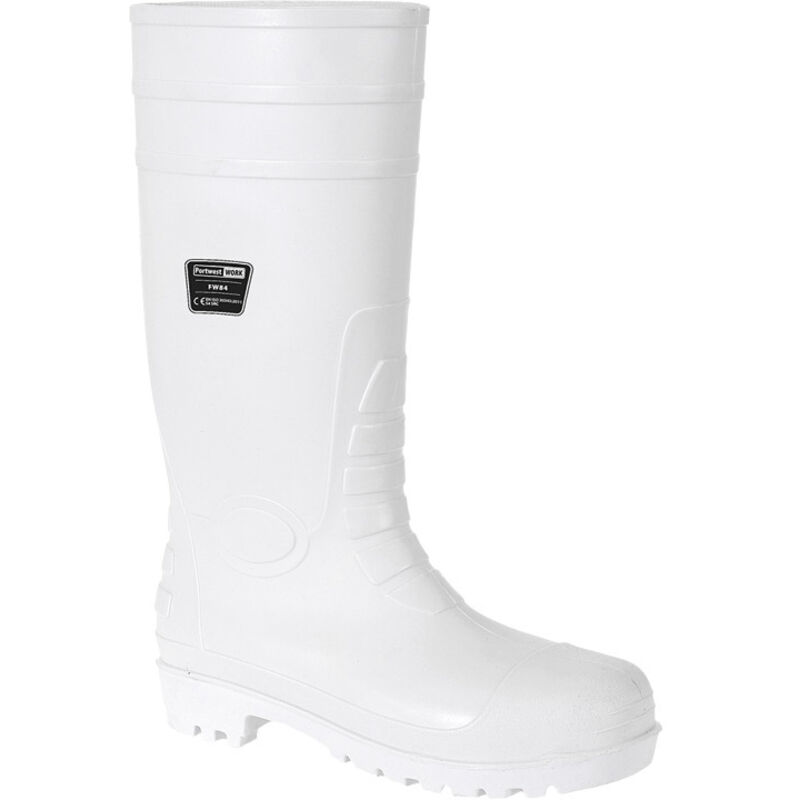 Bottes de sécurité agro-alimentaire blanches - Pointure : 47 - PORTWEST
