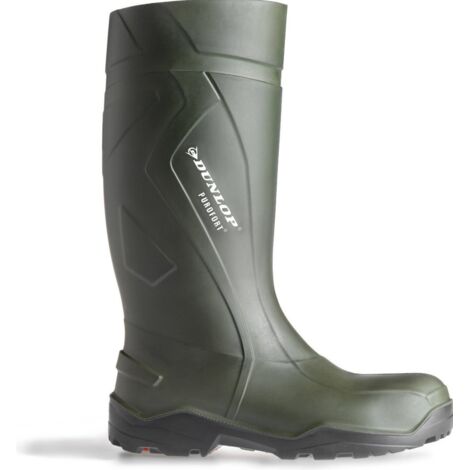 Botte verte avec embout en acier taille 38 DUNLOP C76293338