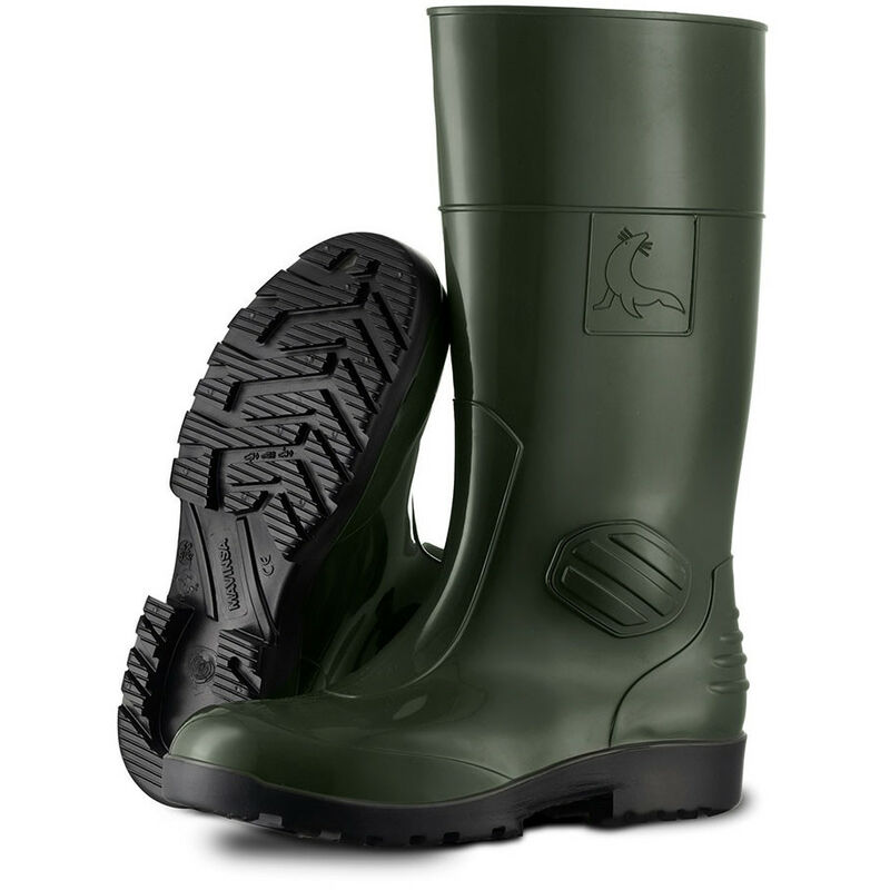 Chaussure de sécurité S5 src Vert et Noir - Taille 44 - Embout et Semelle Métal - Mavinsa 317-44
