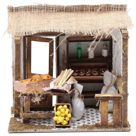 Bottega Scena per Presepe Forno Panificio 20x14 cm 10737SP